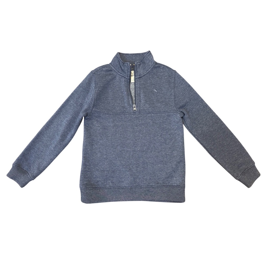 Ocean Coast Boys Blue Heather‎ Quarter Zip Pullover Sweatshirt Size 6